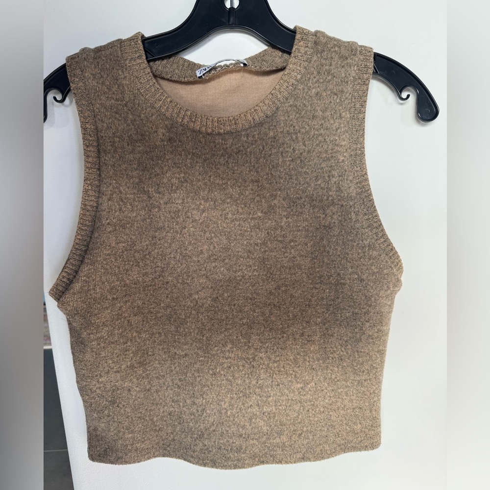 Zara Women's Basic Knit Vest Size M